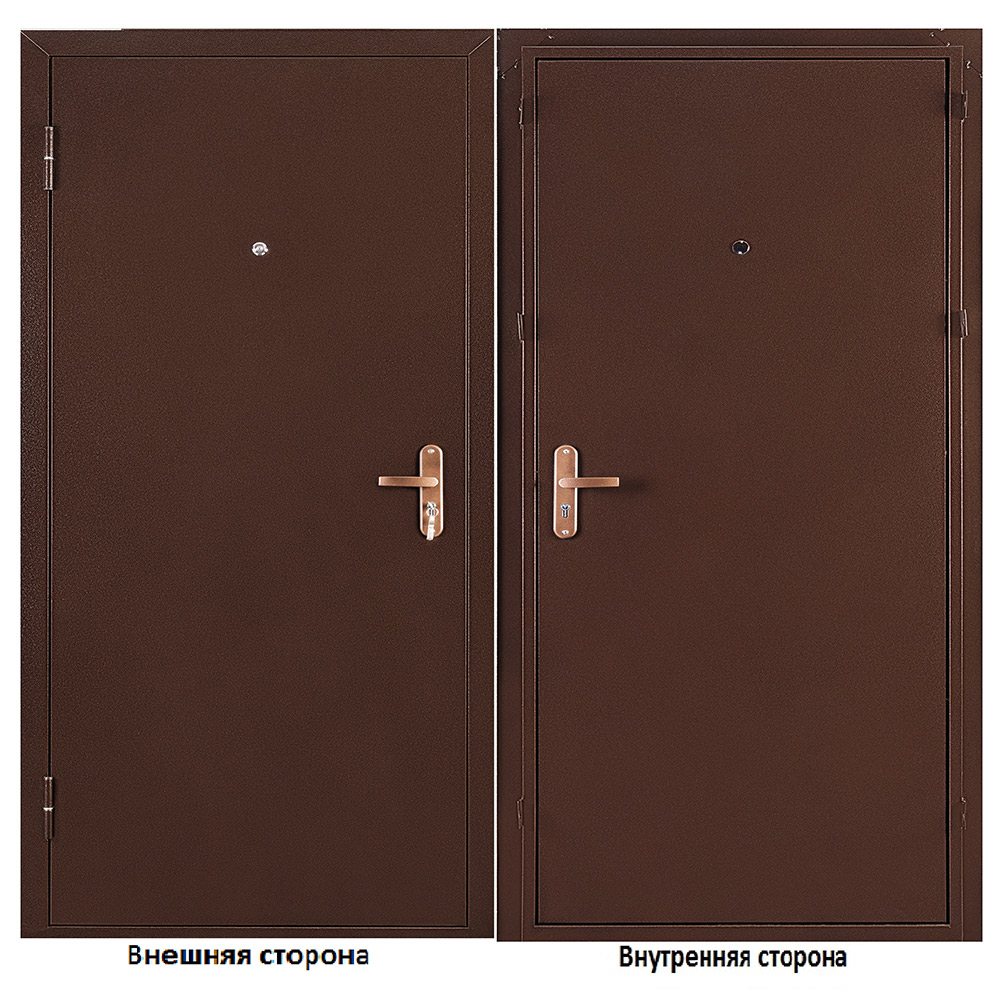 Дверь входная Промет Профи Про левая медный антик - медный антик 860х2050 мм